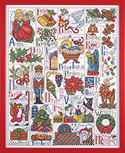 Design Works Weihnachten ABC Sampler, Mehrfarbig von Design Works