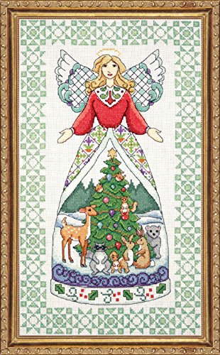 Winter Angel By Jim Shore Counted Cross Stitch Kit-9"X15" 14 Count von Tobin