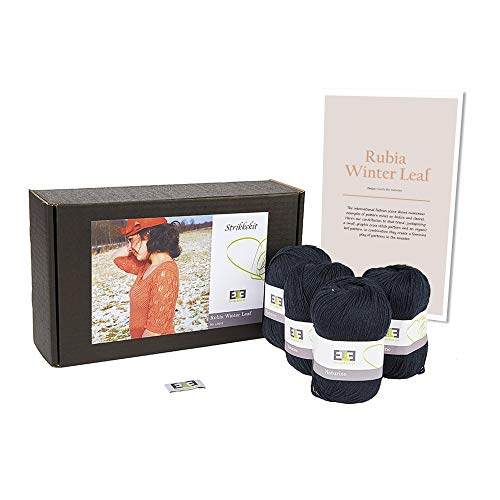 DesignEtte Dänemark 200 g klein Naturino/100 Prozent Wolle/natürlich gefärbt Winter Leaf Strick-Set – Parent Indigo DesignEtte Dänemark 200 g klein Naturino/100 Prozent Wolle/natürlich gefärbt Winter Leaf Strick-Set – Parent Indigo von DesignEtte