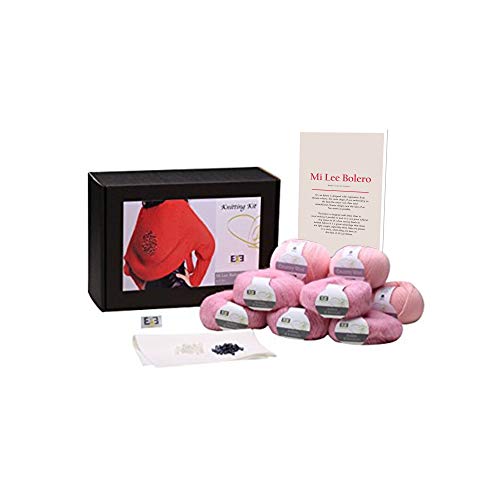 DesignEtte Mi Lee Bolero Strick-Set, Wolle, Pink, 35 x 25 x 15 cm DesignEtte Mi Lee Bolero Strick-Set, Wolle, Pink, 35 x 25 x 15 cm von DesignEtte