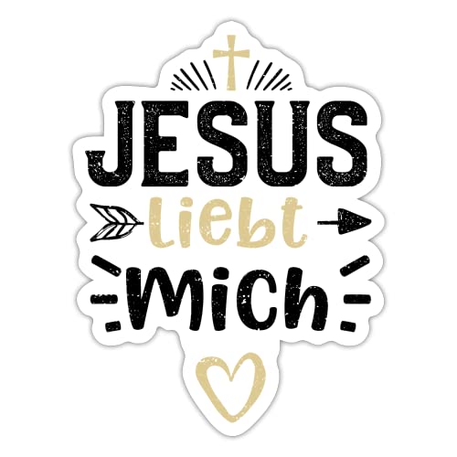 DesignsByJnk5 Sticker Unisex Christentum | Jesus liebt mich Aufkleber Jesus Spruch | Glaube lustige Sprüche Autoaufkleber Geschenkidee Christentum DesignsByJnk5 Sticker Unisex Christentum | Jesus liebt mich Aufkleber Jesus Spruch | Glaube lustige Sprüche Autoaufkleber Geschenkidee Christentum von DesignsByJnk5