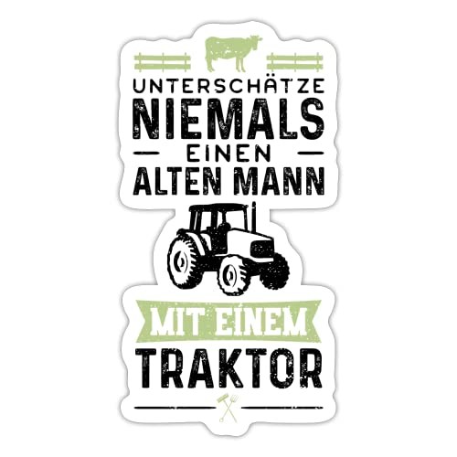 DesignsByJnk5 Sticker Unisex Landwirt | Unterschätze Niemals Einen Alten Mann Mit Einem Traktor Aufkleber Landwirt Spruch | Trecker lustige Sprüche Autoaufkleber Geschenkidee Landwirt DesignsByJnk5 Sticker Unisex Landwirt | Unterschätze Niemals Einen Alten Mann Mit Einem Traktor Aufkleber Landwirt Spruch | Trecker lustige Sprüche Autoaufkleber Geschenkidee Landwirt von DesignsByJnk5