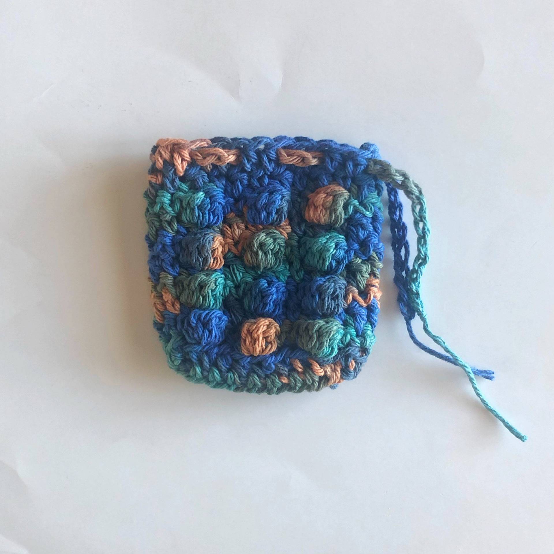 100% Baumwollseife Sparer - Blau, Türkis Und Koralle Variegiert 100% Baumwollseife Sparer - Blau, Türkis Und Koralle Variegiert von DesignsByMeganG