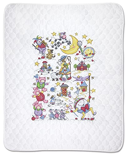 Design Works Stamped Quilt Cross Stitch Kit 34"X43"-Nursery Rhymes Design Works Stamped Quilt Cross Stitch Kit 34"X43"-Nursery Rhymes von Designworks Ink