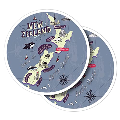 Vinyl-Aufkleber, rund, 10 cm, neuseeländische Karte von Auckland, für Laptops, Tablets, Gepäck, Scrapbooking, Kühlschränke #58713, 2 Stück Vinyl-Aufkleber, rund, 10 cm, neuseeländische Karte von Auckland, für Laptops, Tablets, Gepäck, Scrapbooking, Kühlschränke #58713, 2 Stück von Destination Vinyl Ltd