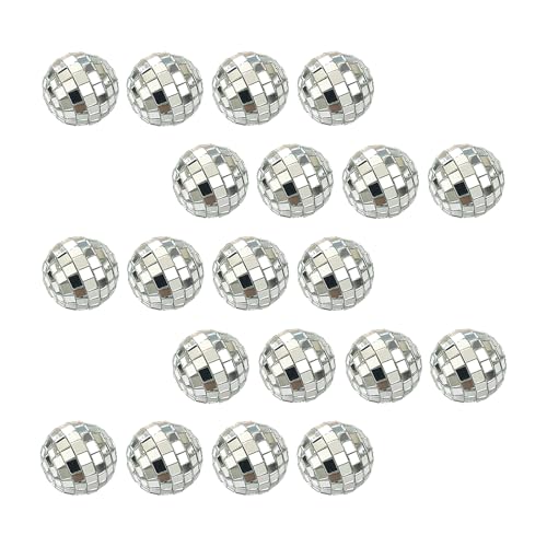 Desuibao 20 Stück Disco Spiegel Ball 5cm, Disco Kugel deko, Disco Ball Cake Toppers, kleine Cupcake discokugeln deko Torte, Mini discokugel spiegelkugel, Weihnachtsbaum 70er Jahre Disco Party Zubehör Desuibao 20 Stück Disco Spiegel Ball 5cm, Disco Kugel deko, Disco Ball Cake Toppers, kleine Cupcake discokugeln deko Torte, Mini discokugel spiegelkugel, Weihnachtsbaum 70er Jahre Disco Party Zubehör von Desuibao