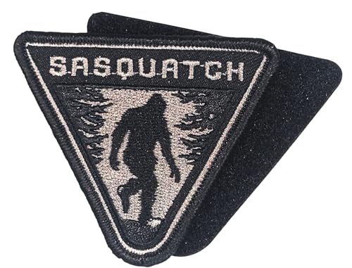 Aufnäher mit Ford Bronco Sasquatch-Logo, bestickt, 7,6 x 6,3 cm, Klettverschluss für Kleidung, Jeansjacke, Rucksack, Hut und mehr von Detroit Shirt Company