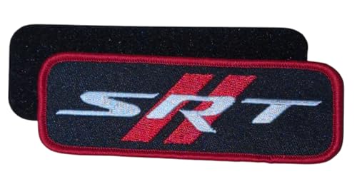 Dodge SRT Rhombus Logo bestickter Aufnäher 11,4 x 3,8 cm | Stich-Aufnäher mit Klettverschluss für Kleidung, Jeansjacke, Rucksack, Hut und mehr Dodge SRT Rhombus Logo bestickter Aufnäher 11,4 x 3,8 cm | Stich-Aufnäher mit Klettverschluss für Kleidung, Jeansjacke, Rucksack, Hut und mehr von Detroit Shirt Company