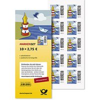 Deutsche Post 2,75 € Briefmarken "Leuchtfederstift" selbstklebend 10 St. von Deutsche Post