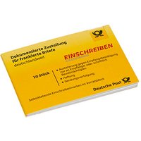 Deutsche Post 4,85 € Einschreibenmarken "Eigenhändig" selbstklebend 10 St. von Deutsche Post