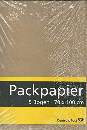 Deutsche Post - Packpapier 5 Bogen - 70 x 100 cm von Deutsche Post