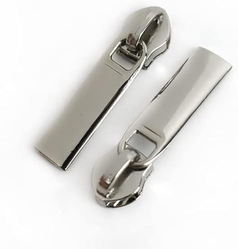 Reißverschlusszug, Reißverschluss-Reparaturset, 10 Stück Metall-Reißverschlussschieber for 5# Nylon-Reißverschlüsse, Kleidungsstück-Reißverschlüsse, Kopfzieher, Taschen-Reparatur-Sets, DIY-Nähzubehör von DeuyO