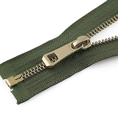 Spulenreißverschlüsse, Reißverschlüsse for Nähen, 5#, offener Auto-Lock-Reißverschluss, Verwendung for Kleidung, Schuhe, Taschen (Farbe: Grau, Größe: 35 cm) (Farbe: Marineblau, Größe: 85 cm) (Farbe: W von DeuyO