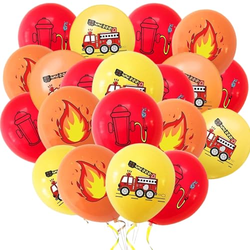 Feuerwehr Luftballons, 36 Stück 12 Zoll Feuerwehr Geburtstag Feuerwehrauto Ballons Rot Orange gelb rot Feuerwehrauto Thema Kindergeburtstag Für Feuerwehr Deko Feuerwehr Deko Kindergeburtstag Ballon Feuerwehr Luftballons, 36 Stück 12 Zoll Feuerwehr Geburtstag Feuerwehrauto Ballons Rot Orange gelb rot Feuerwehrauto Thema Kindergeburtstag Für Feuerwehr Deko Feuerwehr Deko Kindergeburtstag Ballon von Devenirriche