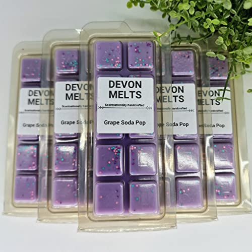 Devon Melts - Grape Soda Pop - Hochduftende 100% Sojawachs-Snapbar von Devon Melts