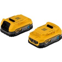 DeWALT Werkzeugakkus DCBP034E2-XJ Powerstack Lithium-Ionen 2x 1,7 Ah von Dewalt
