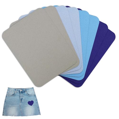 8 Stück Flicken zum Aufbügeln, Bügelflicken Jeans Aufbügelbare Aufnäher, Stoff 100% Baumwolle, mit starkem Schmelzkleber Reparatur und Dekorationsset für Kleidung Innen Außengebrauch(9.5 x 12.5 cm) 8 Stück Flicken zum Aufbügeln, Bügelflicken Jeans Aufbügelbare Aufnäher, Stoff 100% Baumwolle, mit starkem Schmelzkleber Reparatur und Dekorationsset für Kleidung Innen Außengebrauch(9.5 x 12.5 cm) von Dewfigs ㅤ