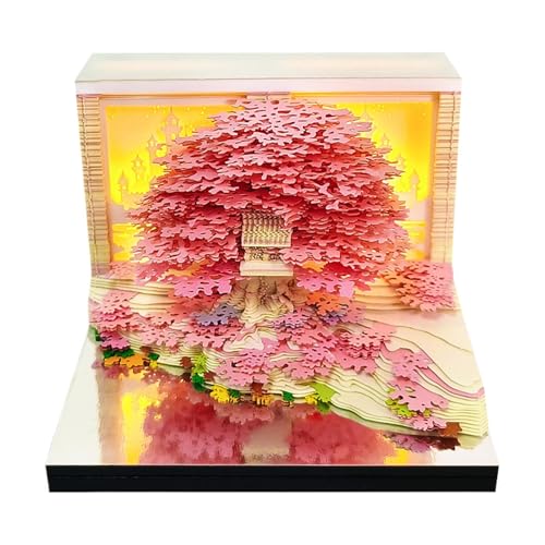 Dewireaey 3D Kalender,3D Papierskulptur Kalender | Design Abreißblock Notizblock Naturmotiv Für Feiertage Klassenzimmer Lehrer Zuhause Schule Dewireaey 3D Kalender,3D Papierskulptur Kalender | Design Abreißblock Notizblock Naturmotiv Für Feiertage Klassenzimmer Lehrer Zuhause Schule von Dewireaey
