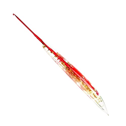 Dewireaey Häkelnadeln Für Anfänger - Komfortable Häkelnadel Mit Blumenmuster Griff Für Handarbeiten - Rutschfeste Häkelnadel Für Anfänger Erwachsene Handwerk Enthusiasten Hüte Geburtstag Schals von Dewireaey