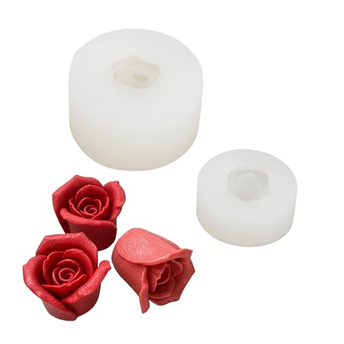 Dewocke 2 Stück 3D Kerzenform Silikon Blumenformen Set, Rose Kerzen Gießen Formen, Silikonform für Sojawachs, Bienenwachs, Duftkerzen, DIY Kunsthandwerk und Kuchen Dekoration Dewocke 2 Stück 3D Kerzenform Silikon Blumenformen Set, Rose Kerzen Gießen Formen, Silikonform für Sojawachs, Bienenwachs, Duftkerzen, DIY Kunsthandwerk und Kuchen Dekoration von Dewocke