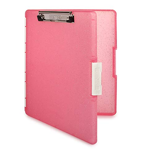 Dexas 3517-217G Slimcase 2 Klemmbrett mit seitlicher Öffnung, Kunststoff, pink, Glitter Dexas 3517-217G Slimcase 2 Klemmbrett mit seitlicher Öffnung, Kunststoff, pink, Glitter von Dexas