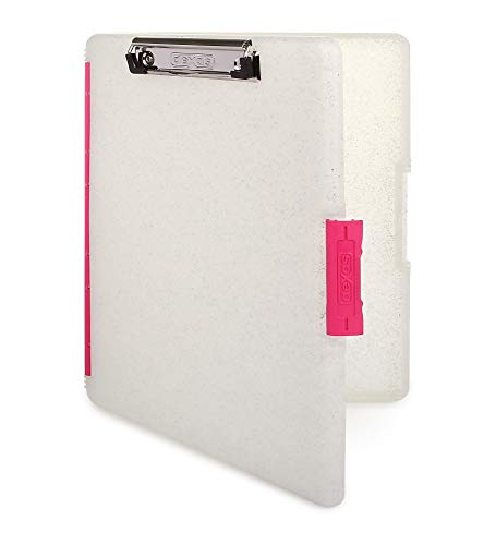 Dexas 3517-22G Slimcase 2 Klemmbrett mit seitlicher Öffnung, Kunststoff, Glitzer mit rosa Clips Dexas 3517-22G Slimcase 2 Klemmbrett mit seitlicher Öffnung, Kunststoff, Glitzer mit rosa Clips von Dexas