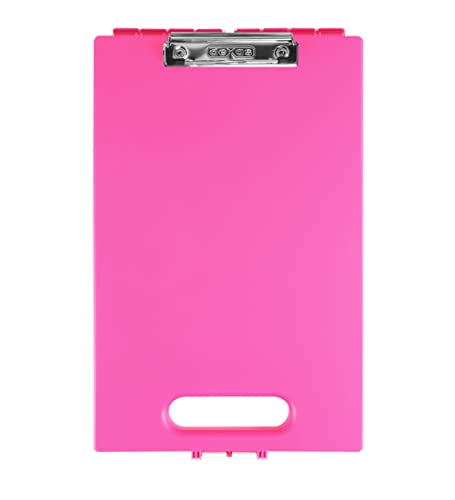 Dexas Büro-Klemmbrett mit Clipcase, naturfarben Rose von Dexas