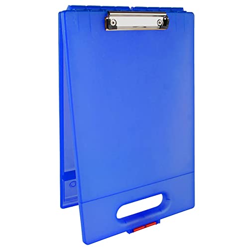Dexas Büro-Klemmbrett mit Clipcase, naturfarben blau von Dexas