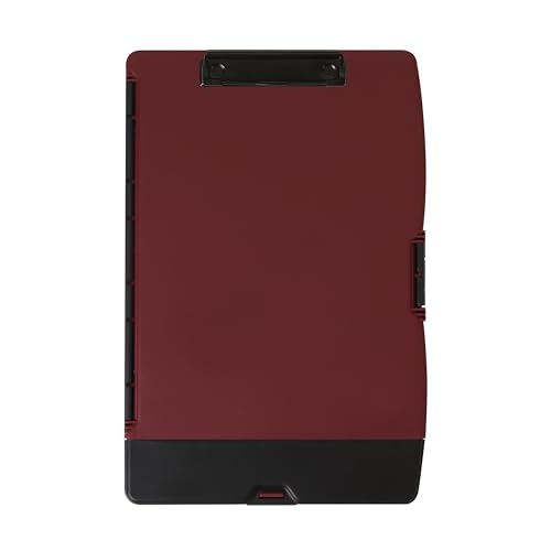 Dexas Folio Clipcase Professional Storage Clipboard with Pen Storage Compartment, 9.75x14.75, A4, Merlot Ideal for Teachers, Nurses, Coaches, Students, Trades, Homeschooling Dexas Folio Clipcase Professional Storage Clipboard with Pen Storage Compartment, 9.75x14.75, A4, Merlot Ideal for Teachers, Nurses, Coaches, Students, Trades, Homeschooling von Dexas