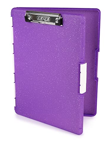 Dexas Slimcase 2 Klemmbrett mit seitlicher Öffnung, 31,8 x 24,1 cm, Lila Glitzer, 3517-527GWP Dexas Slimcase 2 Klemmbrett mit seitlicher Öffnung, 31,8 x 24,1 cm, Lila Glitzer, 3517-527GWP von Dexas