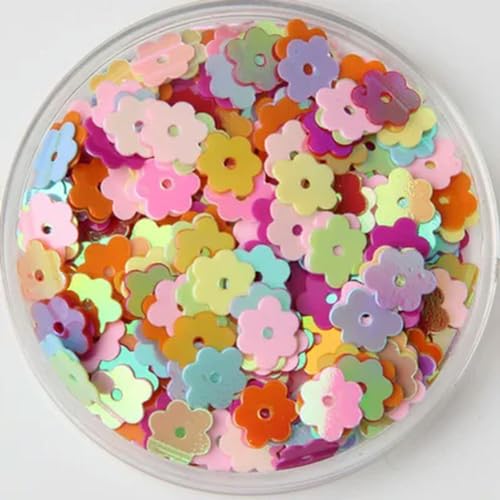 450 teile/los Form Glitter Blume Pailletten DIY Nähen Mehrfarbige Pailletten Für Handwerk Pailletten Blumen Bekleidung-6mm 450 teile/los Form Glitter Blume Pailletten DIY Nähen Mehrfarbige Pailletten Für Handwerk Pailletten Blumen Bekleidung-6mm von Dfdr