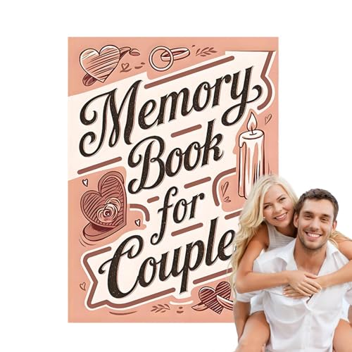 Dfstvup Erinnerungsbuch Für Paare | Hochzeitsalbum Mit 58 Seiten | Sinnvolle Ausstattung Mit Platz Für Valentinstag Reise Hochzeitsmomente von Dfstvup