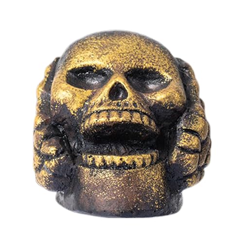 Aztec Death Whistle, authentisch aztek schreien Pfeife, Horror Neuheit Skelett Whistle Toy, Spaß, einfach zu bedienen, gruseliger Geräuschhersteller für Gefälligkeiten, gruseliges Andenken, Knebelgesc Aztec Death Whistle, authentisch aztek schreien Pfeife, Horror Neuheit Skelett Whistle Toy, Spaß, einfach zu bedienen, gruseliger Geräuschhersteller für Gefälligkeiten, gruseliges Andenken, Knebelgesc von Dgayaeic