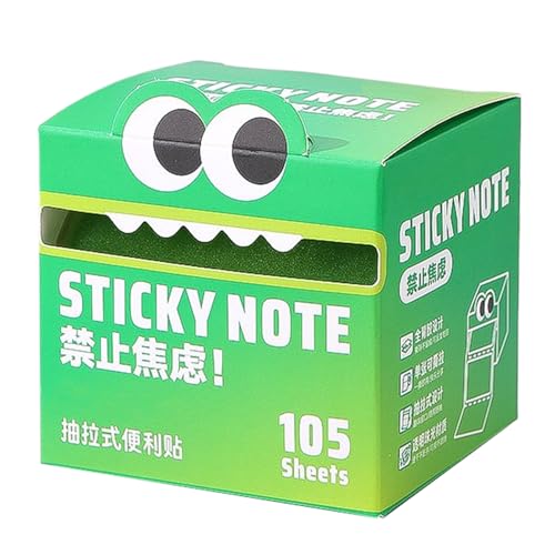 Sticky Notes, süßes Monst-ermuster Sticky Note, unterhaltsame Pastell-Auszugsumkörper-Memo-Notizen, 105 Blätter pro Roll, klar und lesbar, großartiges School-Geschenk für Lehrer und Schüler Sticky Notes, süßes Monst-ermuster Sticky Note, unterhaltsame Pastell-Auszugsumkörper-Memo-Notizen, 105 Blätter pro Roll, klar und lesbar, großartiges School-Geschenk für Lehrer und Schüler von Dgayaeic