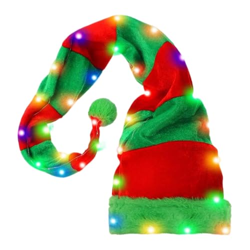 Dgkdek Kreative LED-Weihnachtsmannmütze, beleuchtete Weihnachtsmannmütze, Form-Hut, Dekoration, sicher zu bedienen, weich und bequem, kann lange Zeit verwendet werden, für Kinder und Erwachsene Dgkdek Kreative LED-Weihnachtsmannmütze, beleuchtete Weihnachtsmannmütze, Form-Hut, Dekoration, sicher zu bedienen, weich und bequem, kann lange Zeit verwendet werden, für Kinder und Erwachsene von Dgkdek