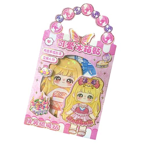 Dgkdek Sticker-Anziehbücher, Stickerbuch-Set für Mädchen,Prinzessin Wiederverwendbare Aktivitätsbuch Mode-Anziehaufkleber - Mehrere Outfit-Stickerpads, wasserfestes Stickerbuch für Mädchen Dgkdek Sticker-Anziehbücher, Stickerbuch-Set für Mädchen,Prinzessin Wiederverwendbare Aktivitätsbuch Mode-Anziehaufkleber - Mehrere Outfit-Stickerpads, wasserfestes Stickerbuch für Mädchen von Dgkdek