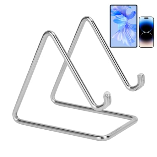 Lineare Metallhalterung, Dsplay-Ständer, Aufbewahrungsregal, Metall-Staffelei-Ständer für Fotos, einfach und sicher zu bedienen, kann lange verwendet werden, nicht leicht zu brechen, 10,5 cm für Handy von Dgkdek