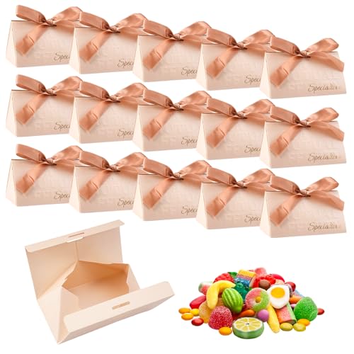 15 Stück Süßigkeiten Kasten, 13x7x7 cm Mini Gastgeschenk Box, Bonbon-Box mit Farbband, Süßigkeitenschachteln aus Papier, Geschenkschachtel Klein, Candy Kleine Geschenkbox für Hochzeit Geburtstag 15 Stück Süßigkeiten Kasten, 13x7x7 cm Mini Gastgeschenk Box, Bonbon-Box mit Farbband, Süßigkeitenschachteln aus Papier, Geschenkschachtel Klein, Candy Kleine Geschenkbox für Hochzeit Geburtstag von Dhisperares
