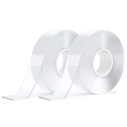 DiBaiHuiHomer Super transparentes doppelseitiges Klebeband, abnehmbarer und waschbarer Anti-Rutsch-Kleber keine Spuren auf Teppichen Anti Rutsch Kleber für Teppiche und Fotowände 10M DiBaiHuiHomer Super transparentes doppelseitiges Klebeband, abnehmbarer und waschbarer Anti-Rutsch-Kleber keine Spuren auf Teppichen Anti Rutsch Kleber für Teppiche und Fotowände 10M von DiBaiHuiHomer