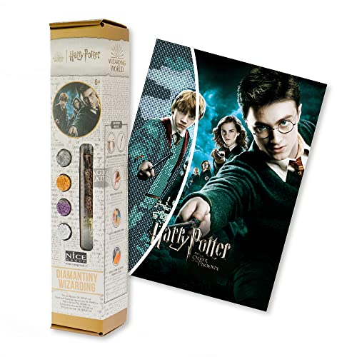 DIAMANTINY Harry Potter – Wizarding Art Medium der Orden des Phönix – Mosaik-Kit, Aktivität Crystal Art, Diamond Painting, 1 Leinwand 30 x 40 cm, mehrfarbig, 21064 DIAMANTINY Harry Potter – Wizarding Art Medium der Orden des Phönix – Mosaik-Kit, Aktivität Crystal Art, Diamond Painting, 1 Leinwand 30 x 40 cm, mehrfarbig, 21064 von DIAMANTINY