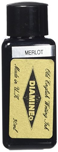 Diamine Ink,Merlot,Traube,Violett,Lila,Tinte für Füllfederhalter,30 ml von Diamine