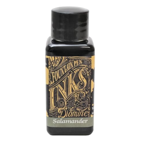 Diamine Ink,Salamander,Grün,Tinte Schreibtinte für Füllfederhalter,30 ml von Diamine