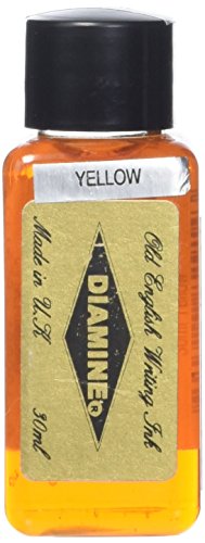 Diamin Tintenflasche für Füllfederhalter, 30 ml, Gelb. von Diamine