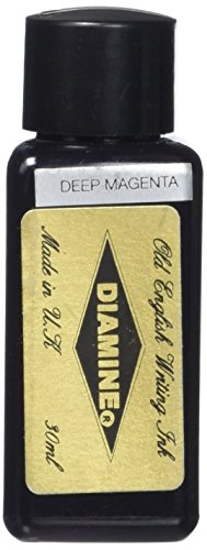 Diamin Tintenflasche für Füllfederhalter, 30 ml, tiefes Magenta. von Diamine