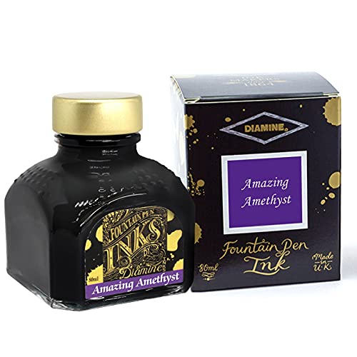 Diamine Füllfederhalter-Tinte, 80 ml, Türkis Amazing Amethyst Diamine Füllfederhalter-Tinte, 80 ml, Türkis Amazing Amethyst von Diamine