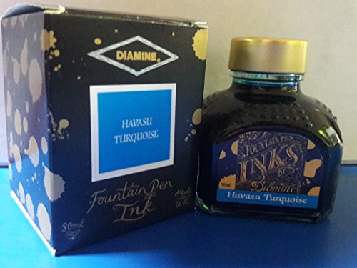 Diamine Füllfederhalter-Tinte, 80 ml, Türkis Havasu Turquoise von Diamine