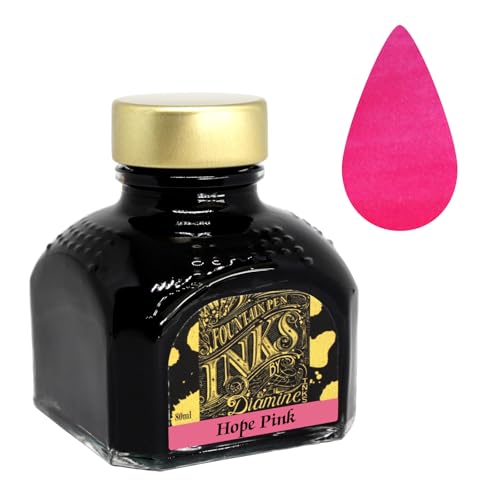 Diamine Füllfederhalter-Tinte, 80 ml, Türkis Hope pink Diamine Füllfederhalter-Tinte, 80 ml, Türkis Hope pink von Diamine