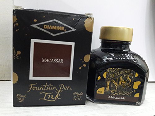 Diamine Füllfederhalter-Tinte, 80 ml, Türkis Macassar von Diamine