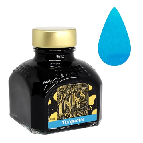 Diamine Füllfederhalter-Tinte, 80 ml, Türkis blaugrün von Diamine