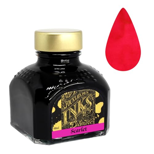 Diamine Füllfederhalter-Tinte, 80 ml, Türkis scharlachrot Diamine Füllfederhalter-Tinte, 80 ml, Türkis scharlachrot von Diamine